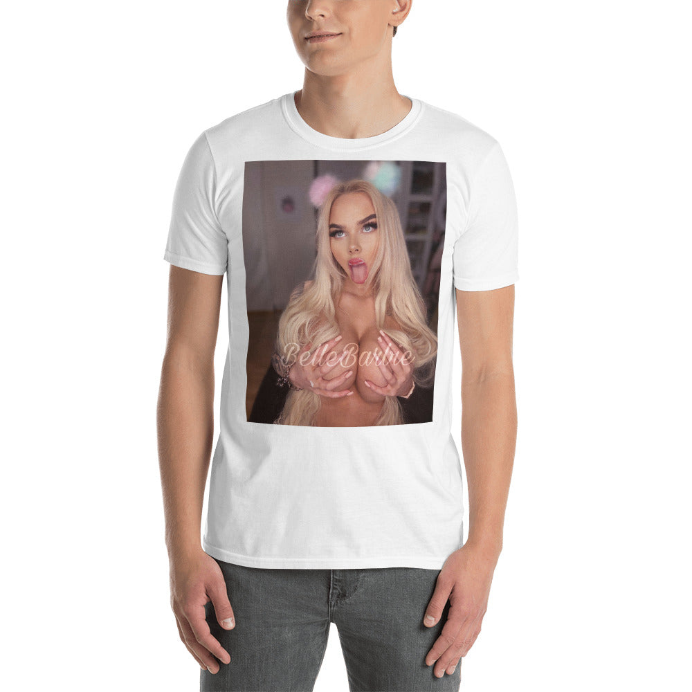 Short-Sleeve Unisex T-Shirt x BelleBarbie boobs