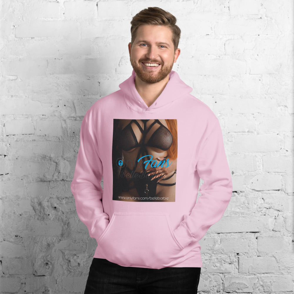 Unisex Hoodie x Onlyfans logo bellebarbie