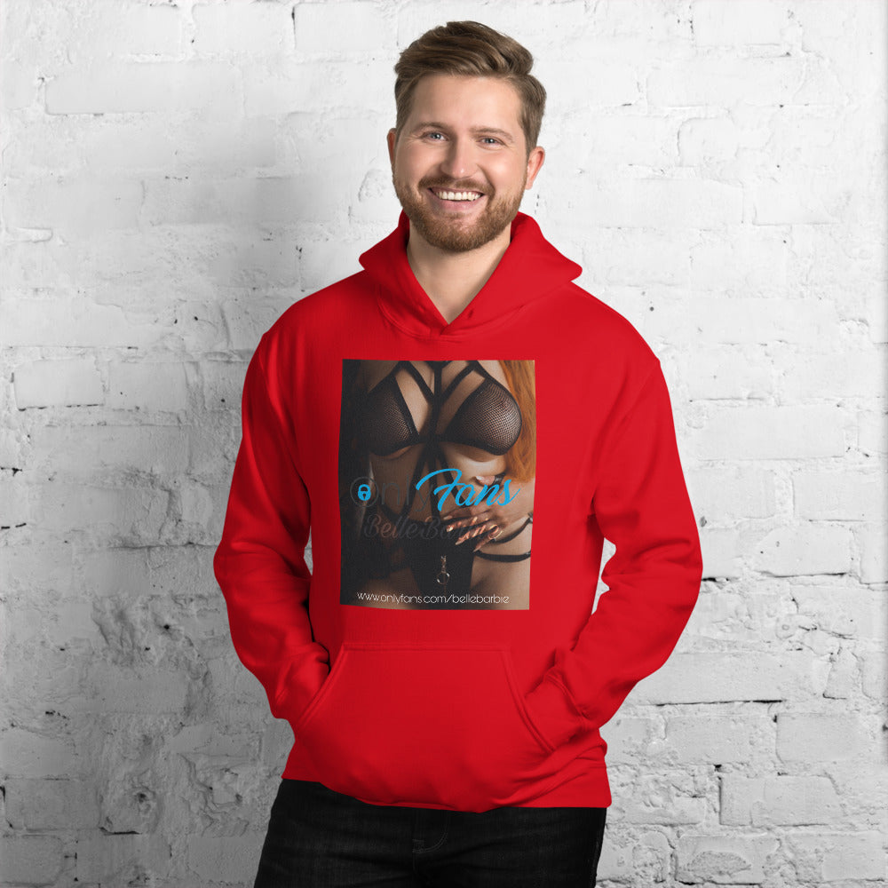 Unisex Hoodie x Onlyfans logo bellebarbie