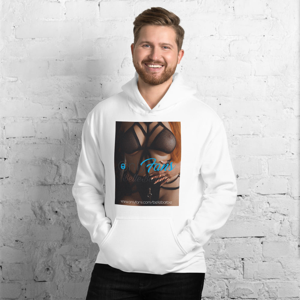 Unisex Hoodie x Onlyfans logo bellebarbie